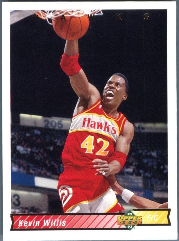 1992 Upper Deck Basketball Kevin Willis #144
