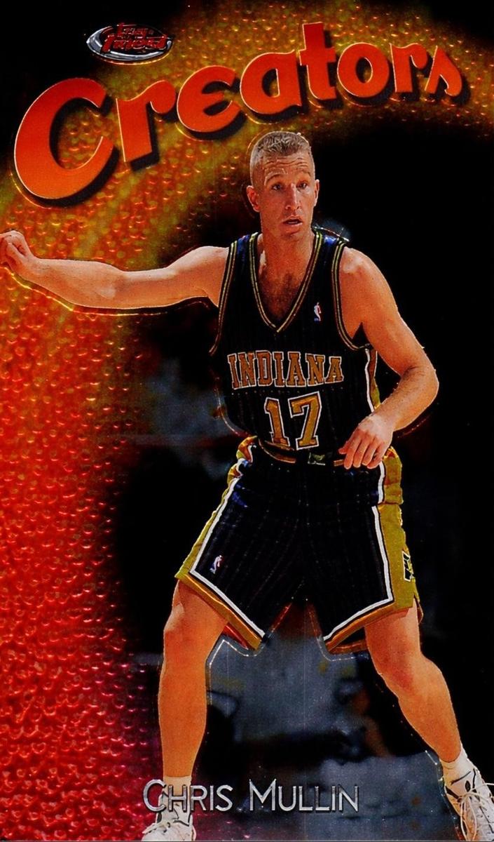 1997 Topps Finest Basketball Chris Mullin #256 PSA 8.5
