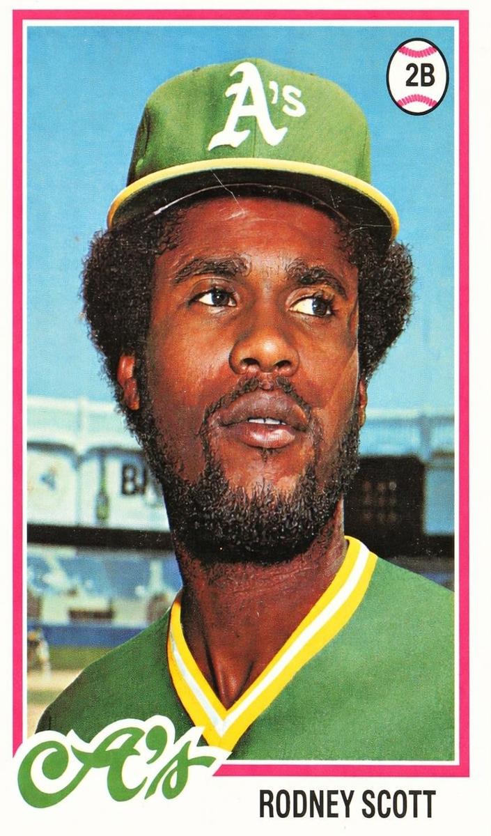 1978 Topps Baseball Rodney Scott #191 PSA 9