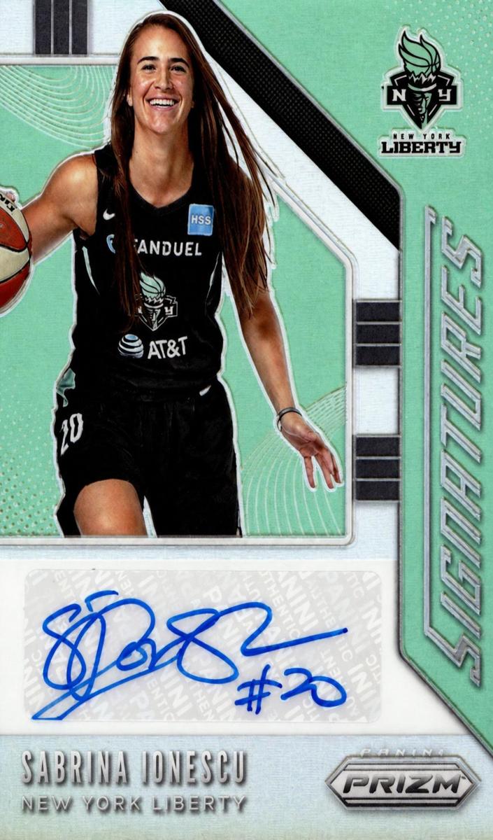 2020 Panini Prizm WNBA Basketball Silver Sabrina Ionescu #SG-SIO PSA 10