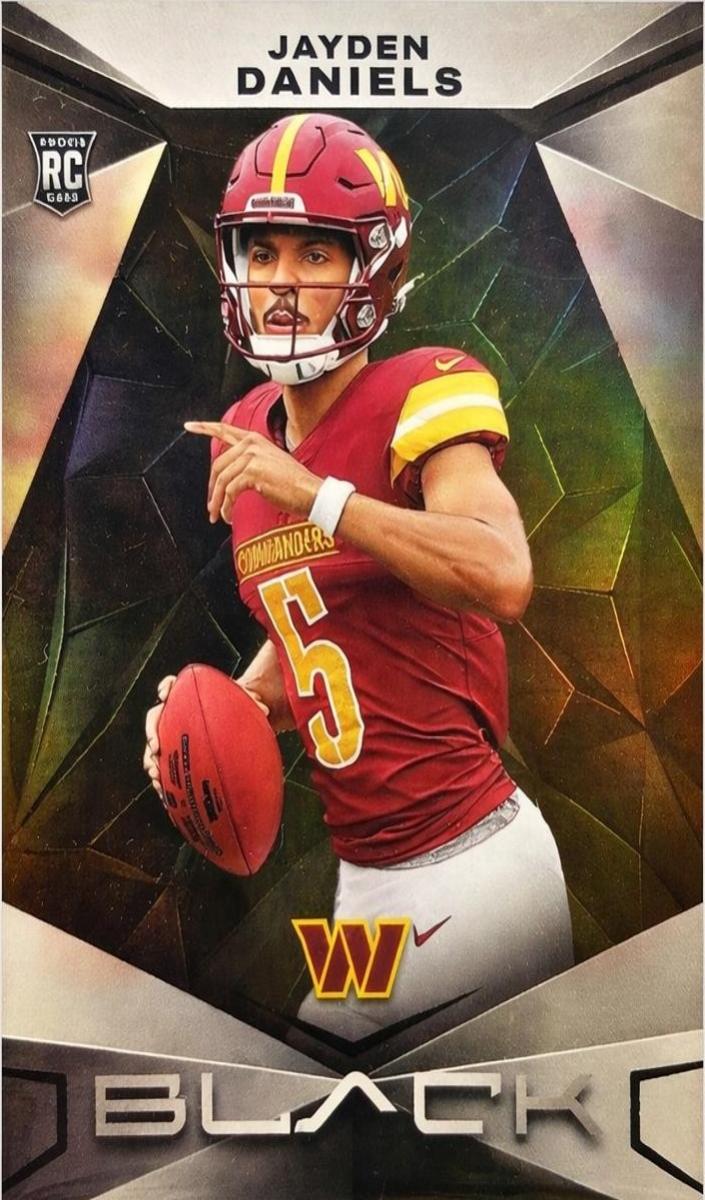 2024 Panini Black Football Jayden Daniels #147 PSA 9