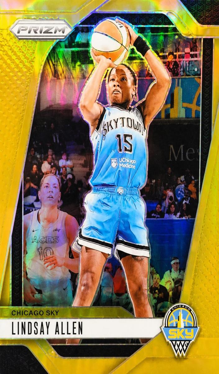 2024 Panini Prizm WNBA Basketball Gold Lindsay Allen #107