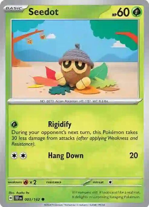 2024 Pokemon Scarlet & Violet Temporal Forces Seedot #3