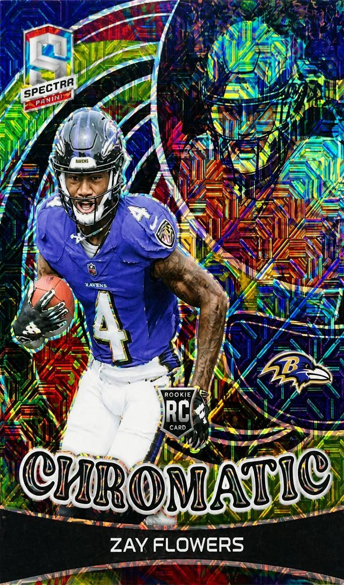 2023 Panini Spectra Football Meta Zay Flowers #CH-ZF