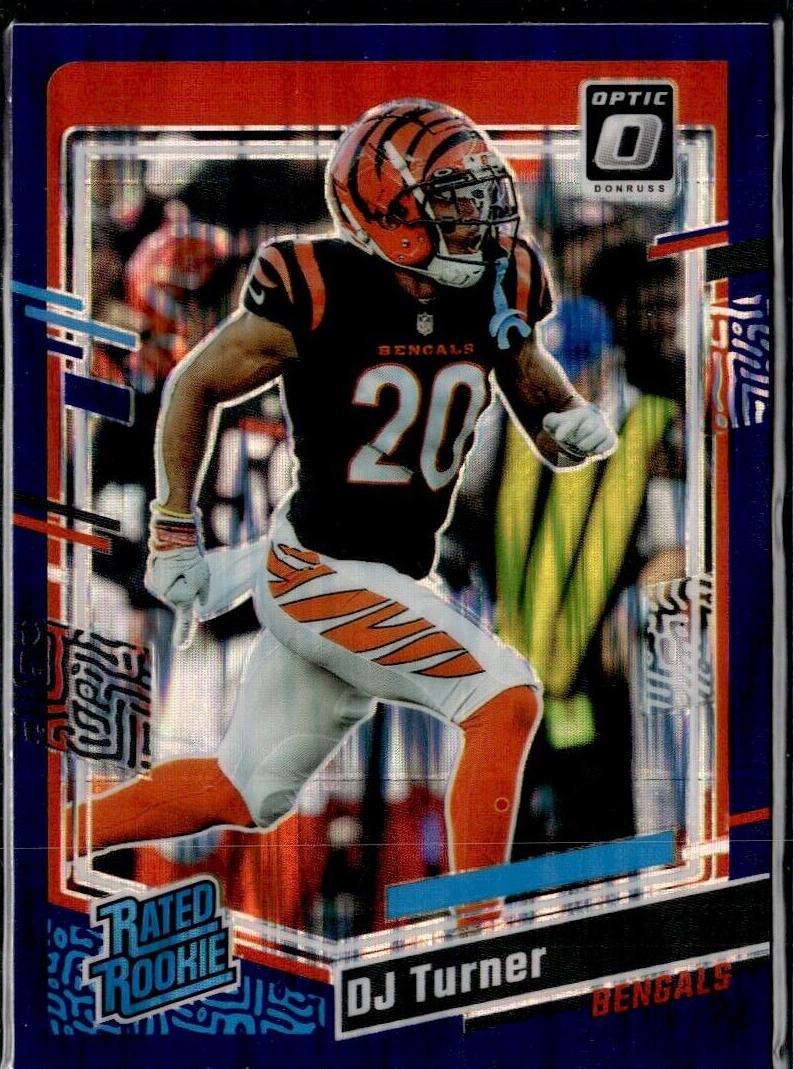 2023 Donruss Optic Football Purple Shock DJ Turner #220