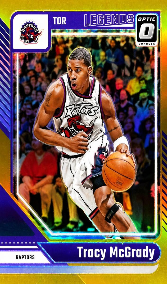 2024 Donruss Optic Basketball Gold Tracy McGrady #236 PSA 9