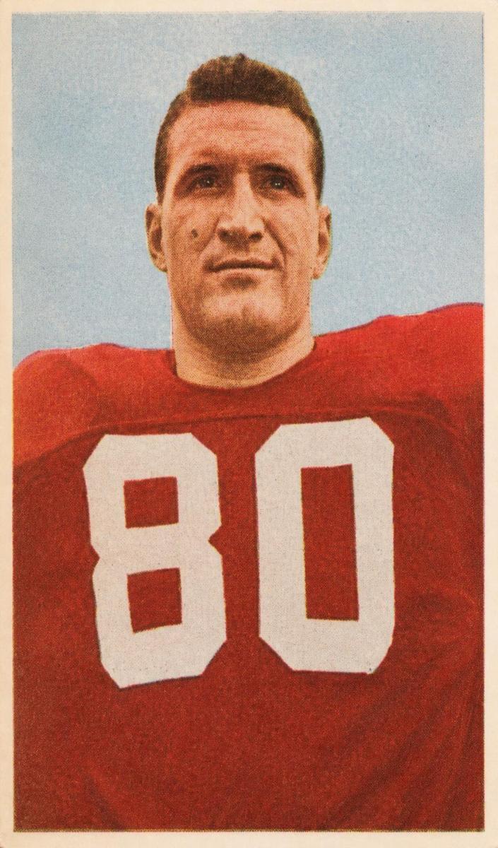 1954 Blue Ribbon Tea CFL Football Phil Adrian #74