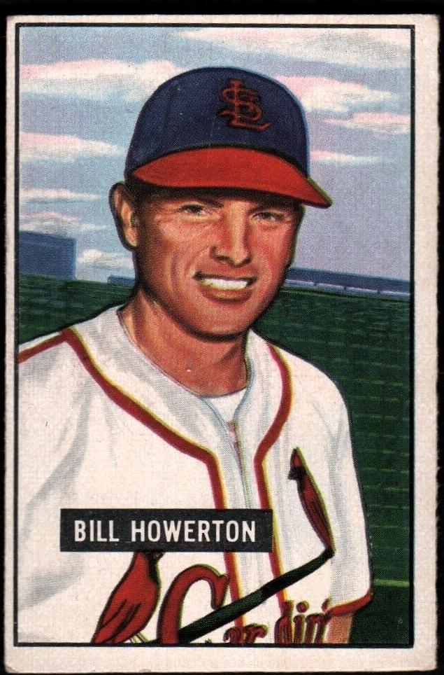 1951 Bowman Baseball Bill Howerton #229 PSA 6