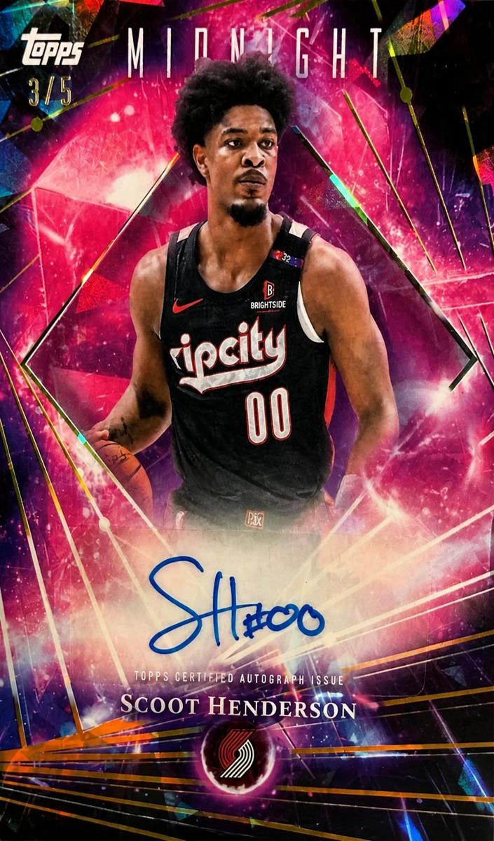 2025 Topps Midnight Basketball Daybreak Scoot Henderson #DMA-SH