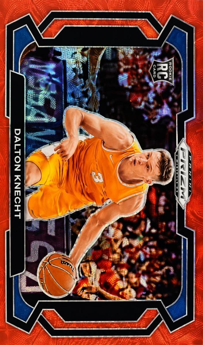 2024 Panini Prizm Draft Picks Basketball Red Scope Dalton Knecht #50
