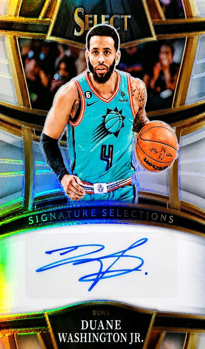 2022 Panini Select Basketball Duane Washington Jr. #SS-DWH