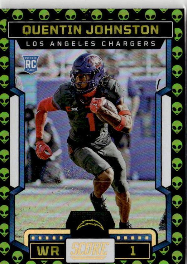2023 Panini Score Football Extraterrestrial Quentin Johnston #345