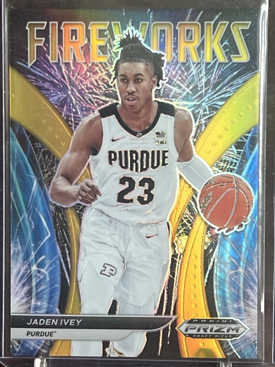 2022 Panini Prizm Draft Picks Basketball Gold Jaden Ivey #FW-JI