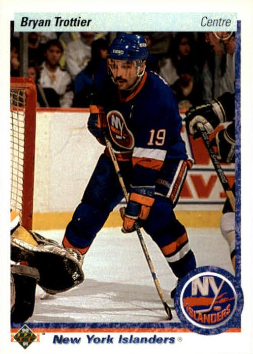 1990 Upper Deck Hockey Bryan Trottier #137 PSA 10
