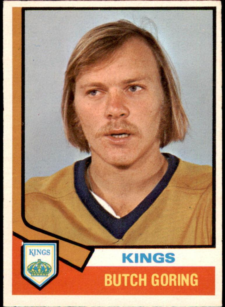 1974 O-Pee-Chee Hockey Butch Goring #74