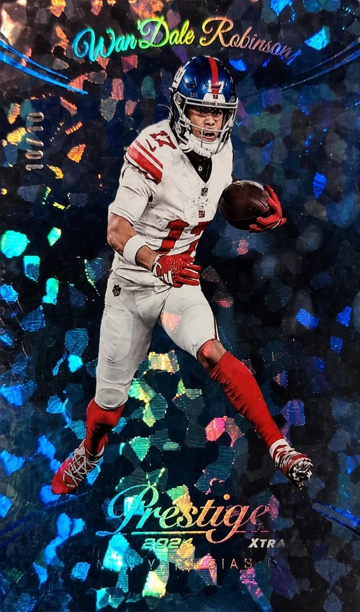 2024 Panini Prestige Football Xtra Points Premium Platinum Wan'Dale Robinson #223