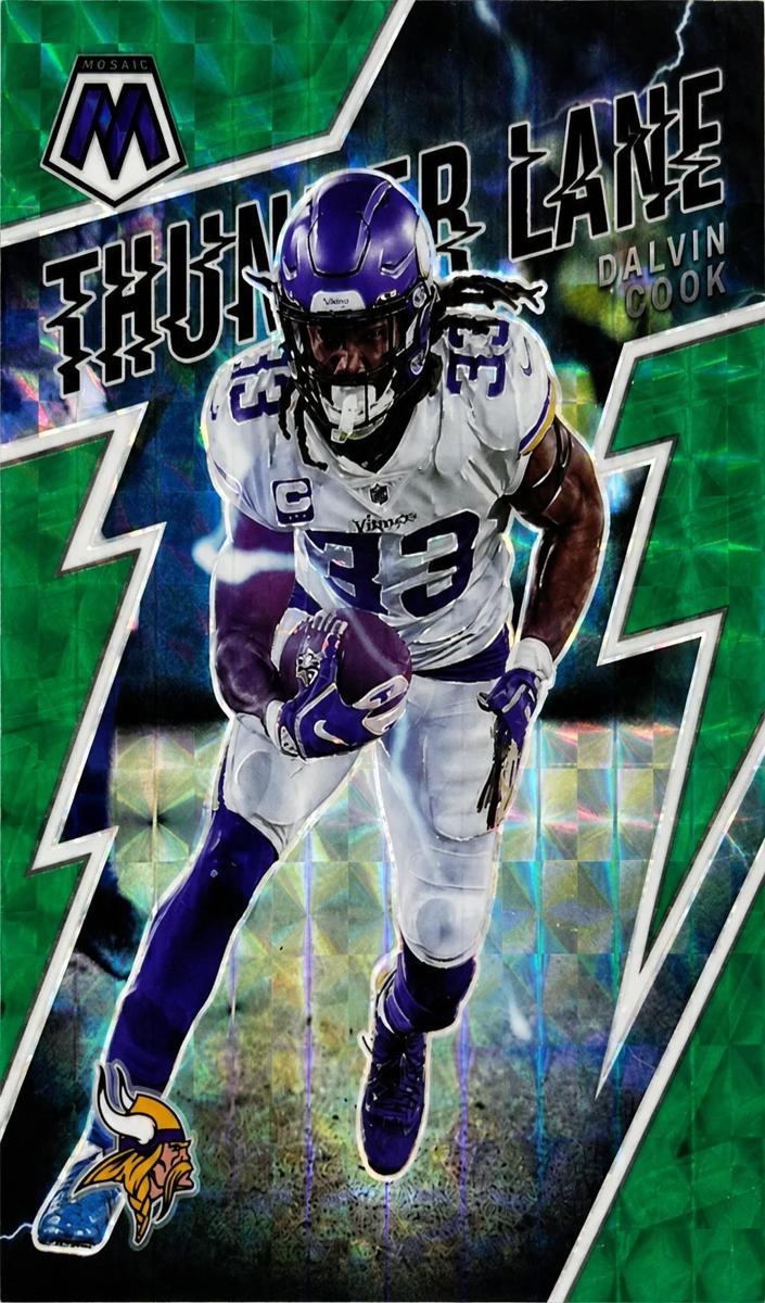 2022 Panini Mosaic Football Green Dalvin Cook #TL-3