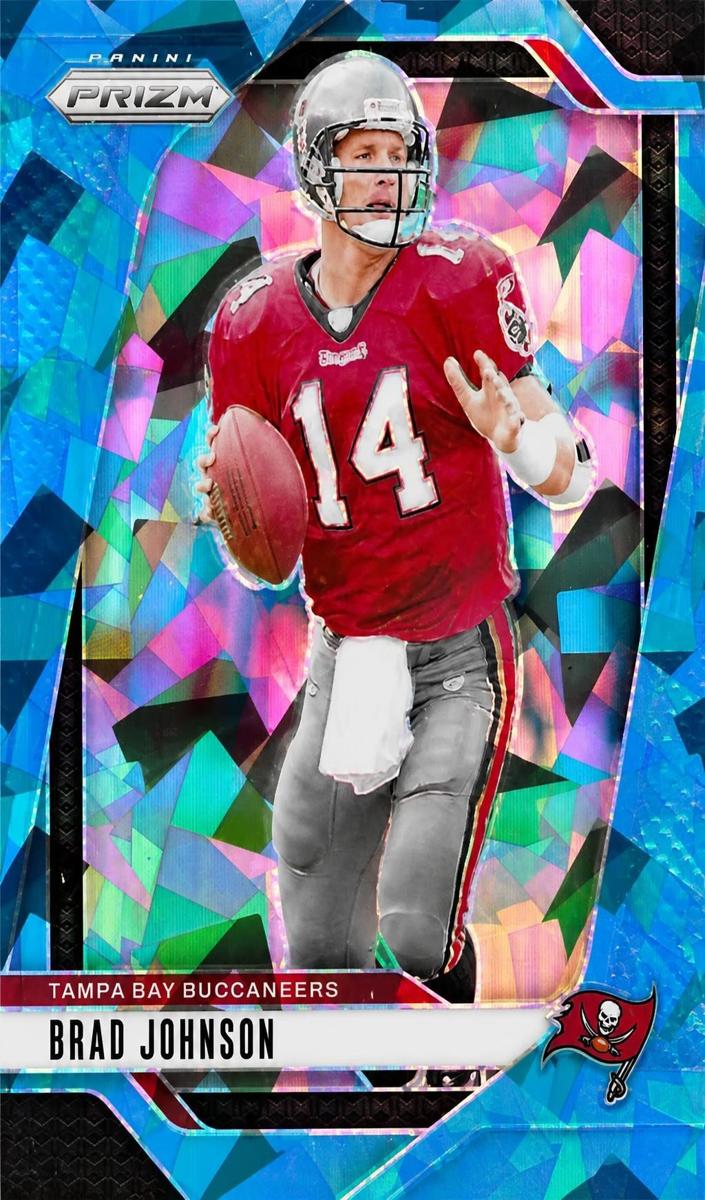 2024 Panini Prizm Football Blue Ice Brad Johnson #274