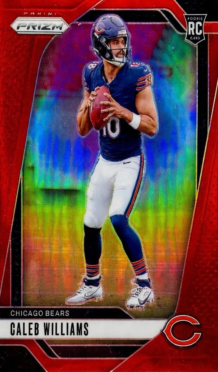 2024 Panini Prizm Football Red Caleb Williams #301 SGC 8