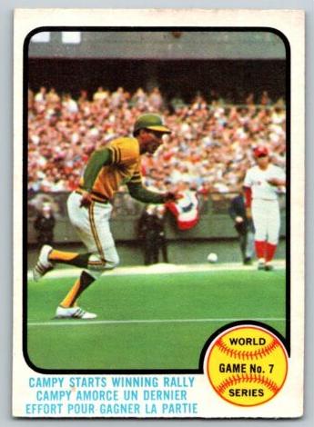 1973 O-Pee-Chee Baseball World Series Game 7 #209 PSA 6.5