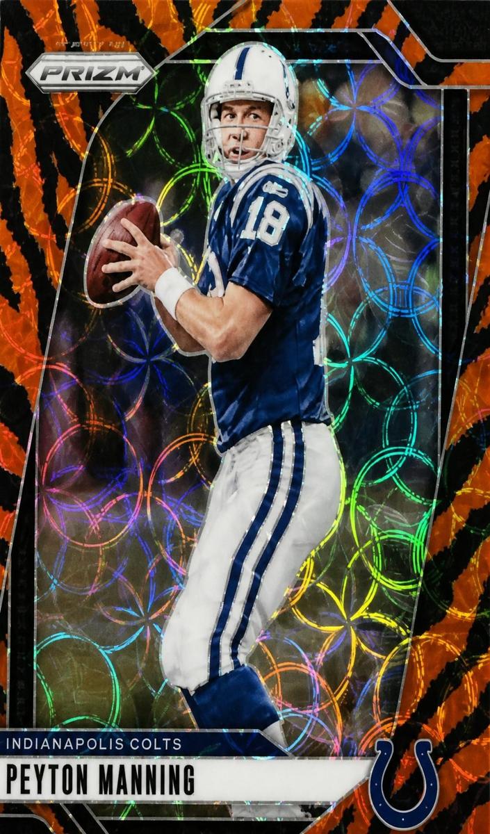 2024 Panini Prizm Football Choice Tiger Stripe Peyton Manning #126