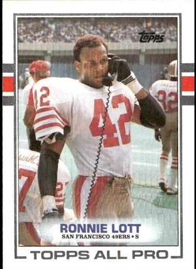 1989 Topps Football Ronnie Lott #9 PSA 10