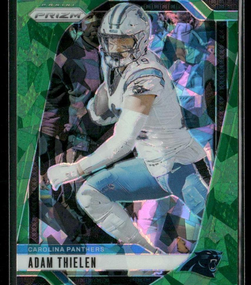 2024 Panini Prizm Football Green Ice Adam Thielen #39