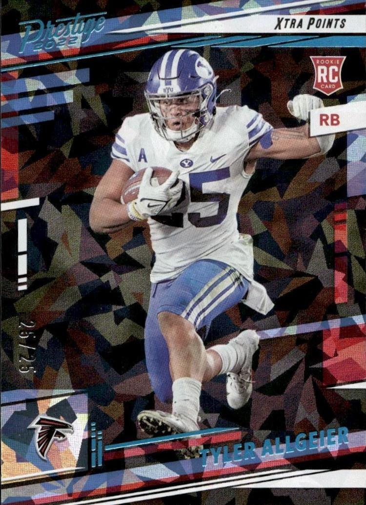2022 Panini Prestige Football Xtra Points Red Tyler Allgeier #357