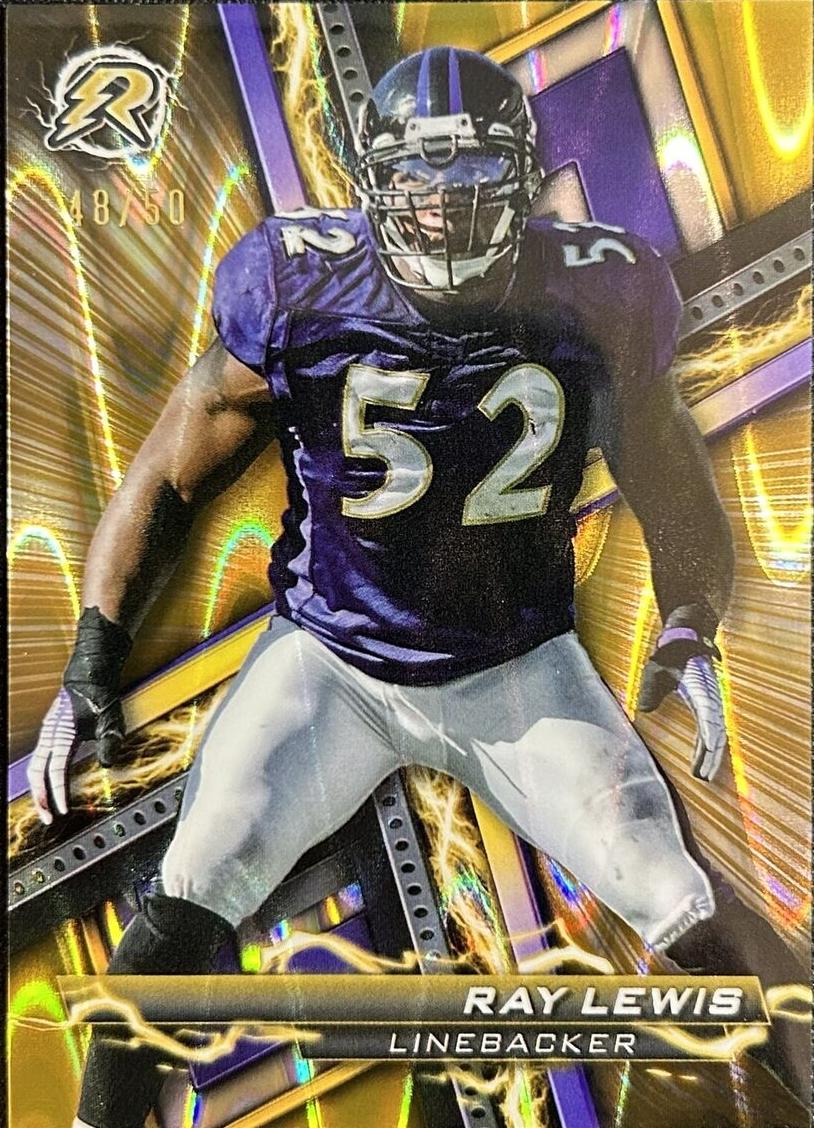 2023 Topps Composite Football Gold Refractor Ray Lewis #RV-15