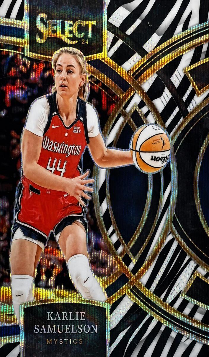2024 Panini Select WNBA Basketball Zebra Karlie Samuelson #132