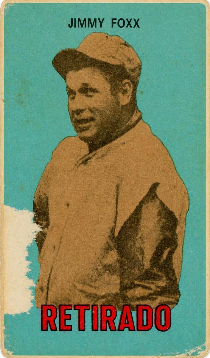 1967 Topps Venezuelan Baseball Jimmie Foxx #163 PSA 4