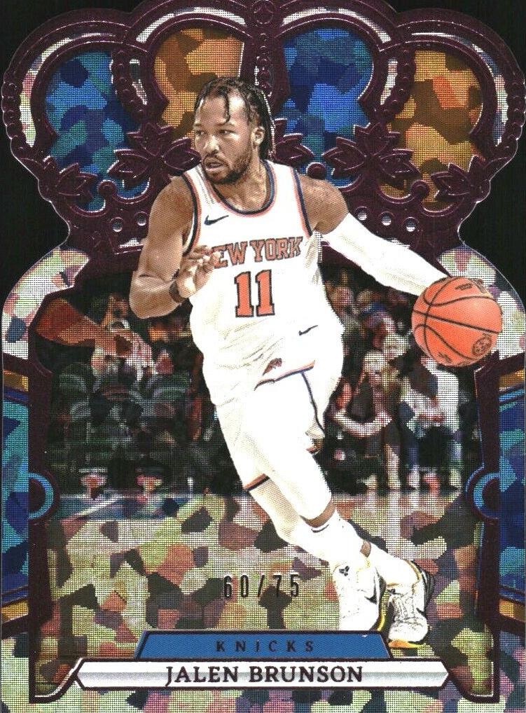 2023 Panini Crown Royale Basketball Crystal Pink Jalen Brunson #78