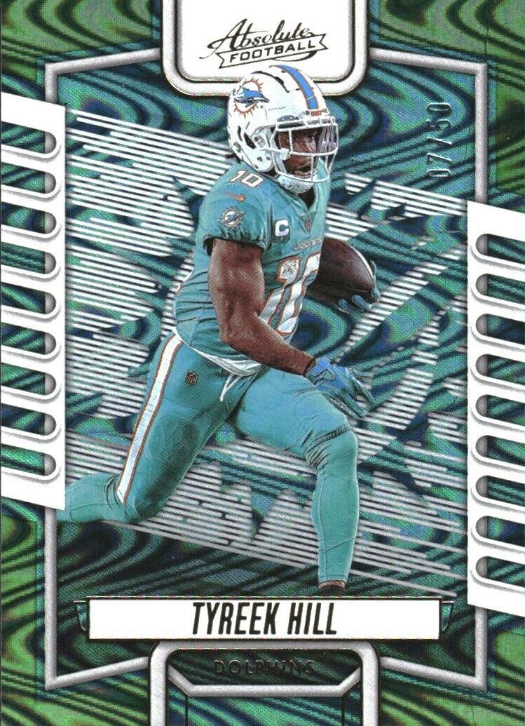 2023 Panini Absolute Football Green Waves Tyreek Hill #65