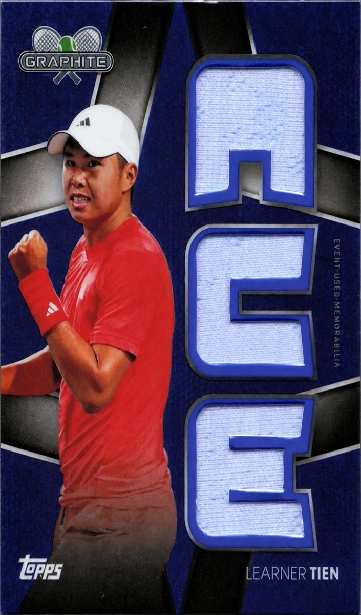 2026 Topps Graphite Tennis Blue Refractor Learner Tien #AR-LT