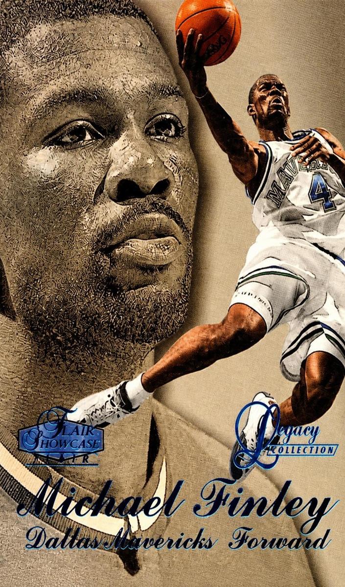 1997 Flair Showcase Basketball Row 3 Michael Finley #54