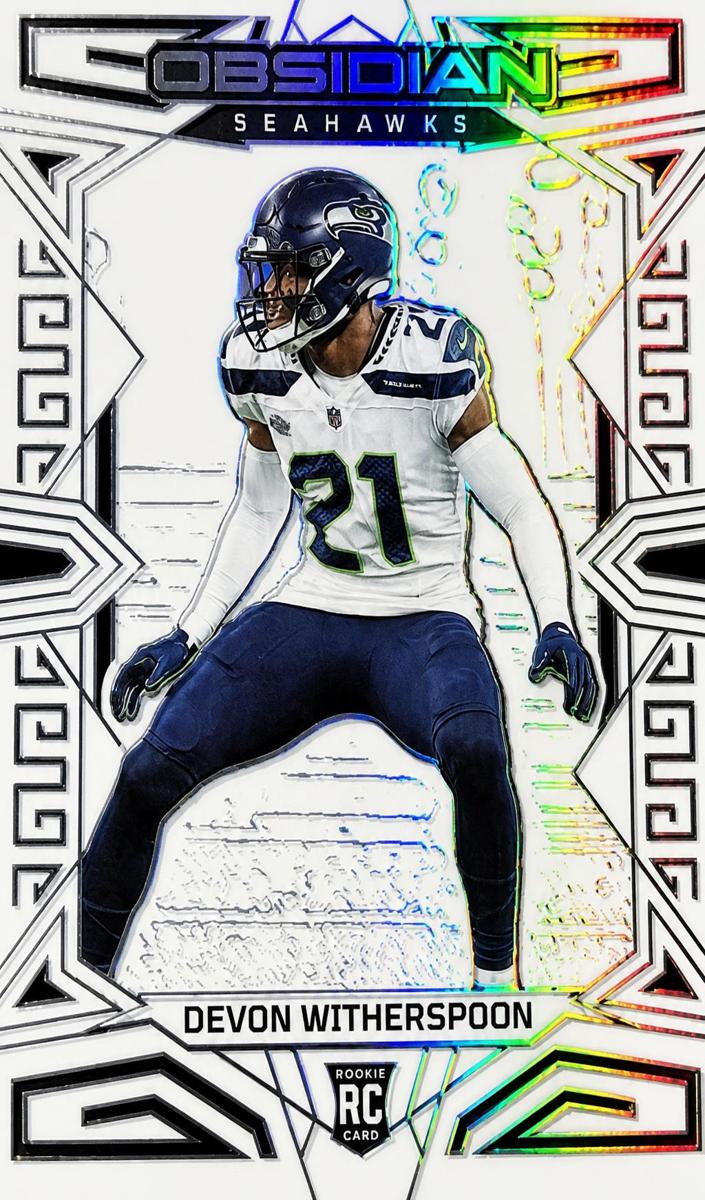 2023 Panini Obsidian Football Electric Etch Contra Devon Witherspoon #185