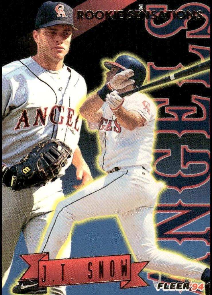 1994 Fleer Baseball J.T. Snow #19