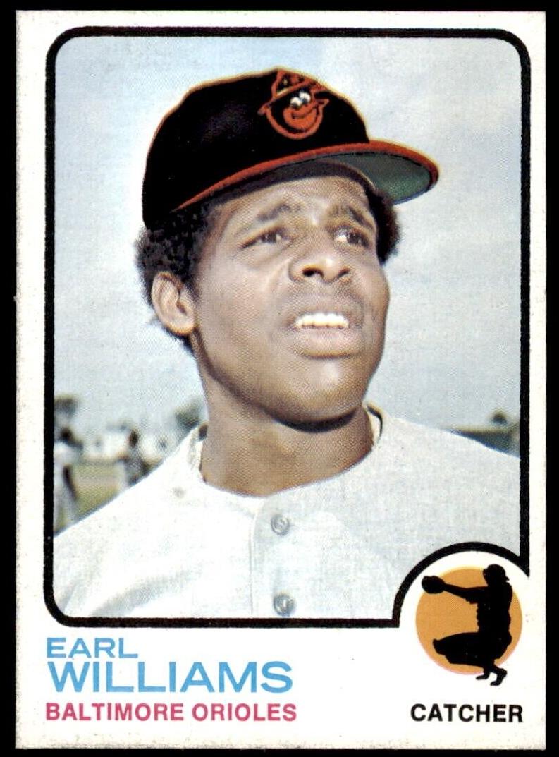 1973 Topps Baseball Earl Williams #504