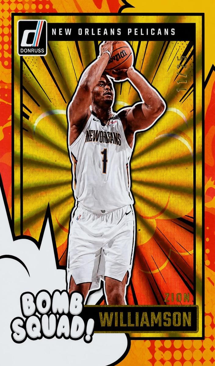 2024 Panini Donruss Basketball Holo Yellow Laser Zion Williamson #4