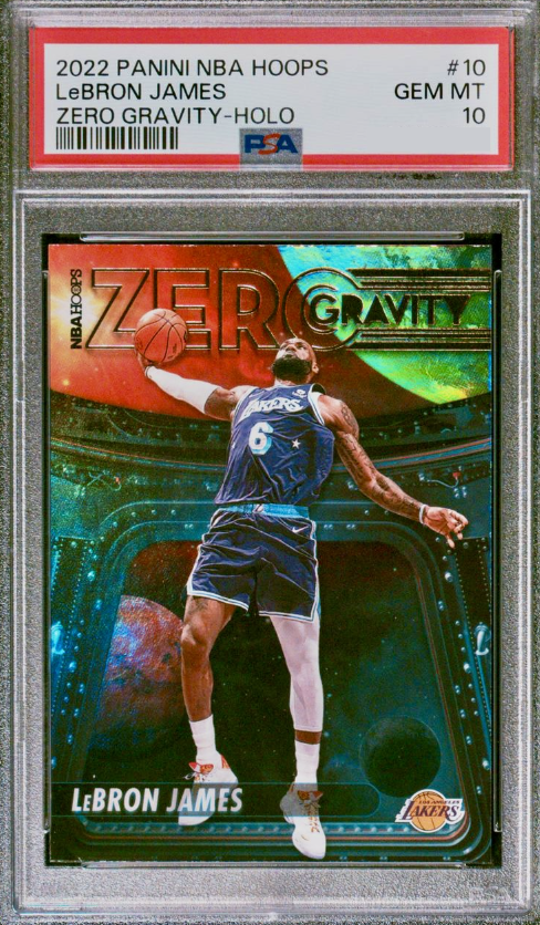 2022 Panini Hoops Basketball Holo LeBron James #10