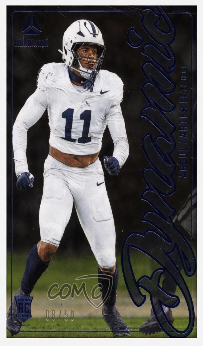 2025 Panini Luminance Football Blue Abdul Carter #12