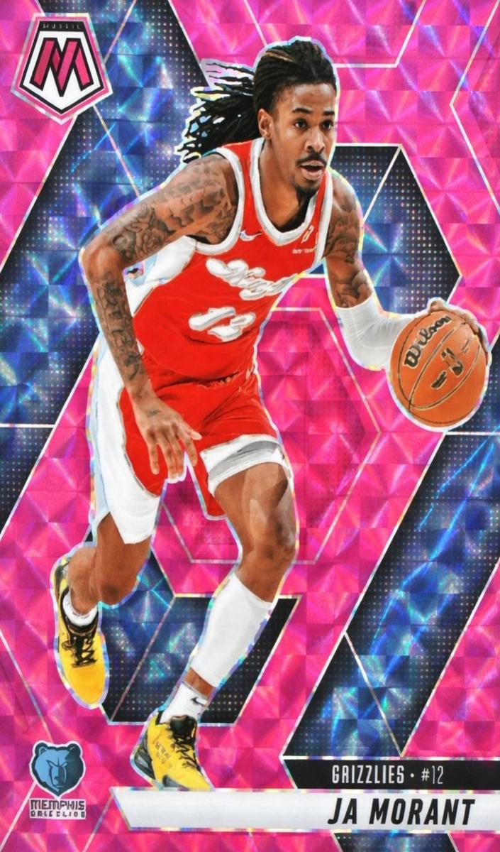2024 Panini Mosaic Basketball Pink Ja Morant #195 PSA 8