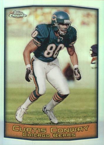1999 Topps Chrome Football Refractor Curtis Conway #109