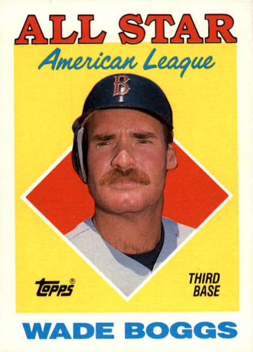 1988 Topps Baseball Wade Boggs #388 PSA 9