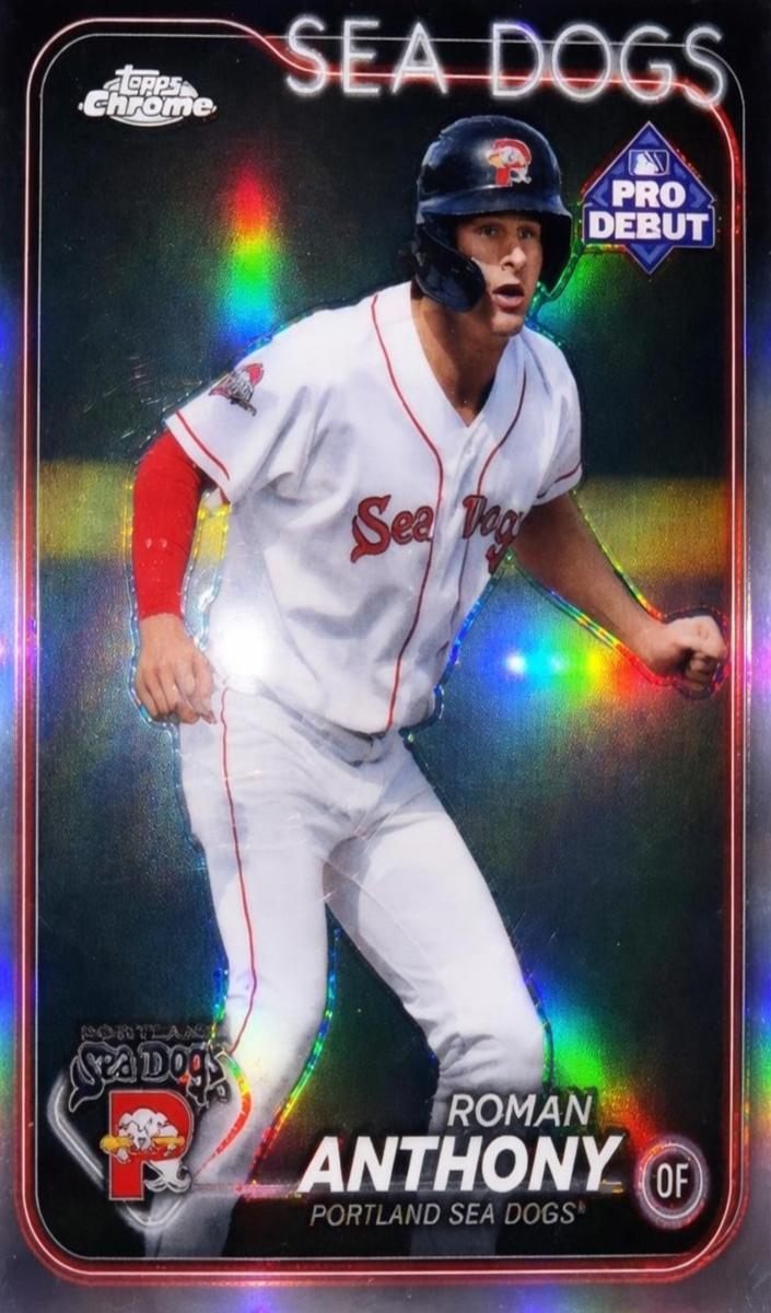 2024 Topps Pro Debut Baseball Refractor Roman Anthony #PDC-39 PSA 9
