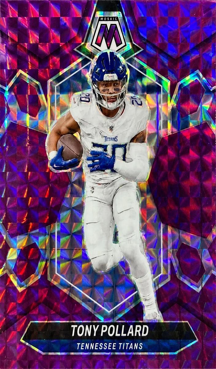 2024 Panini Mosaic Football Purple Tony Pollard #212