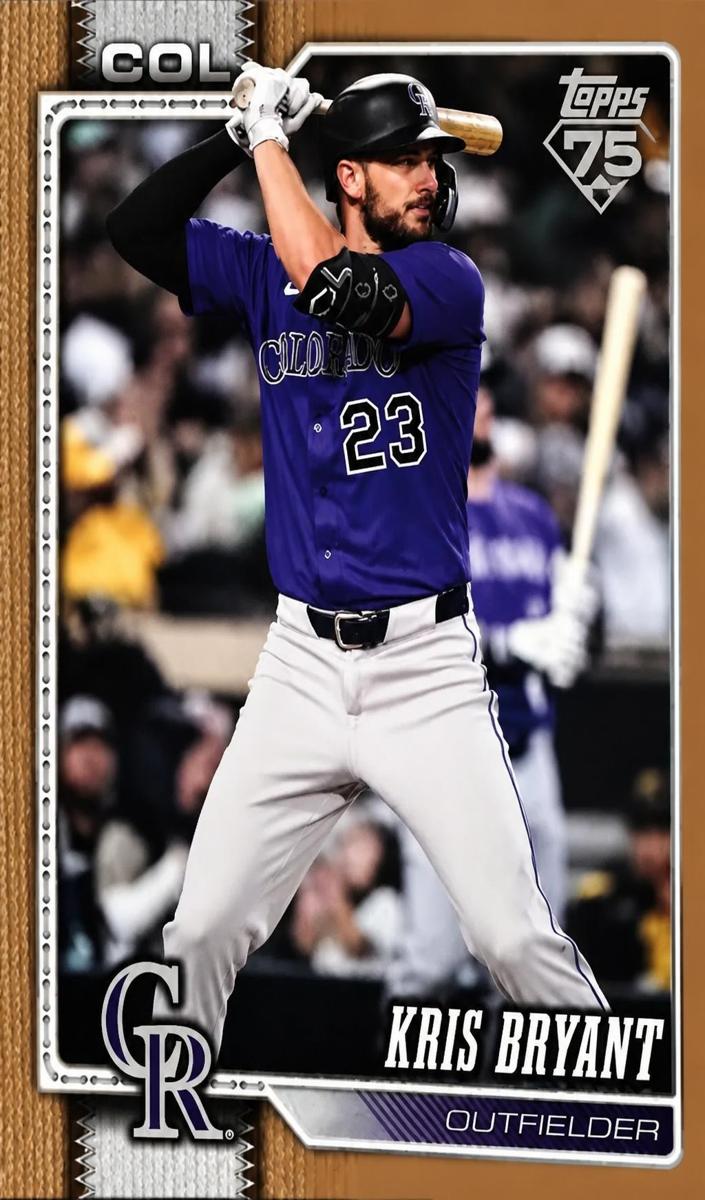 2026 Topps Baseball Gold Kris Bryant #428