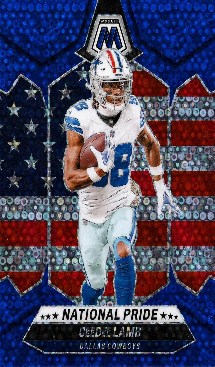 2024 Panini Mosaic Football No Huddle Blue CeeDee Lamb #262