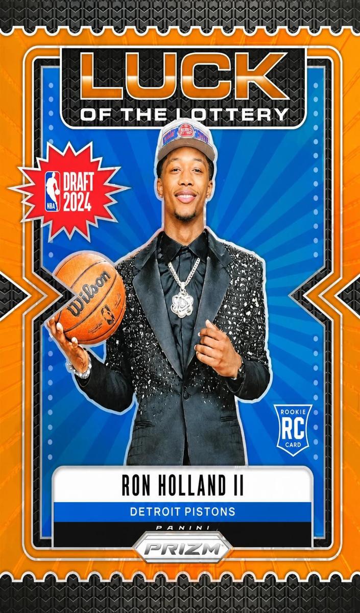2024 Panini Prizm Basketball Orange Ron Holland II #4 PSA 10