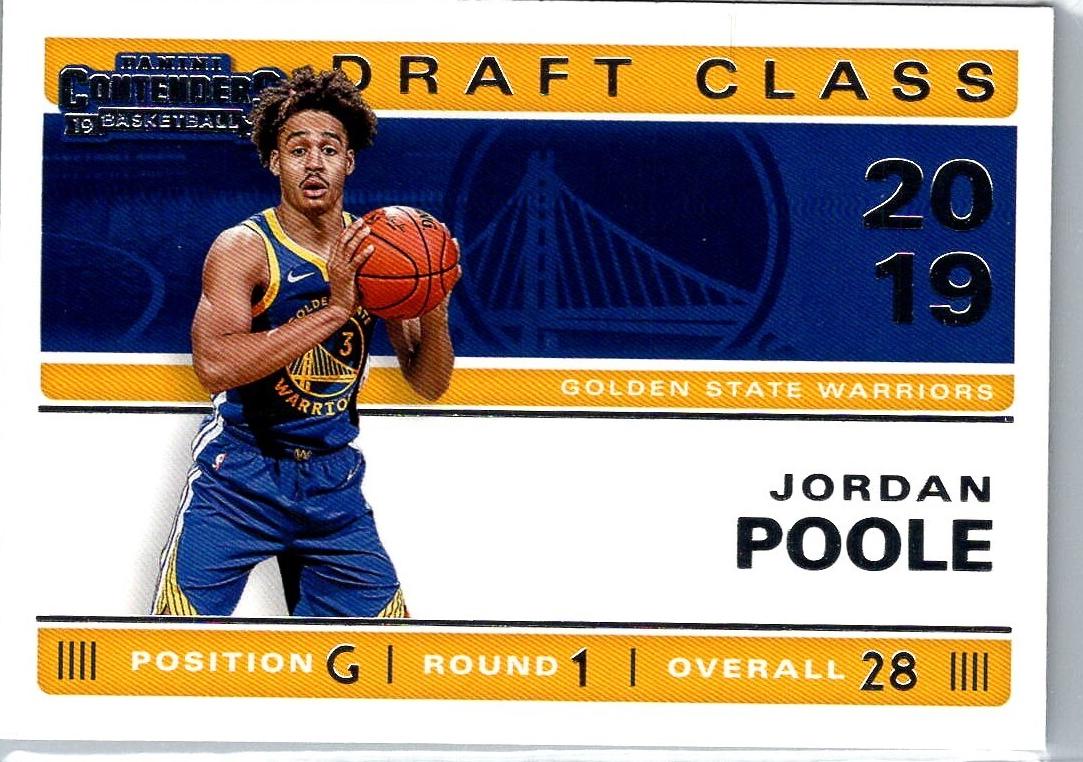 2019 Panini Contenders Basketball Jordan Poole #26 SGC 9.5